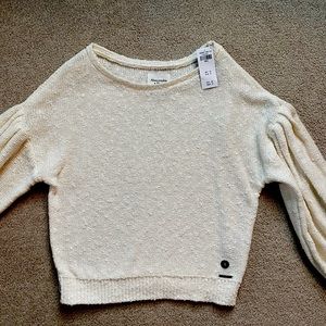 Abercrombie balloon sleeve sweater